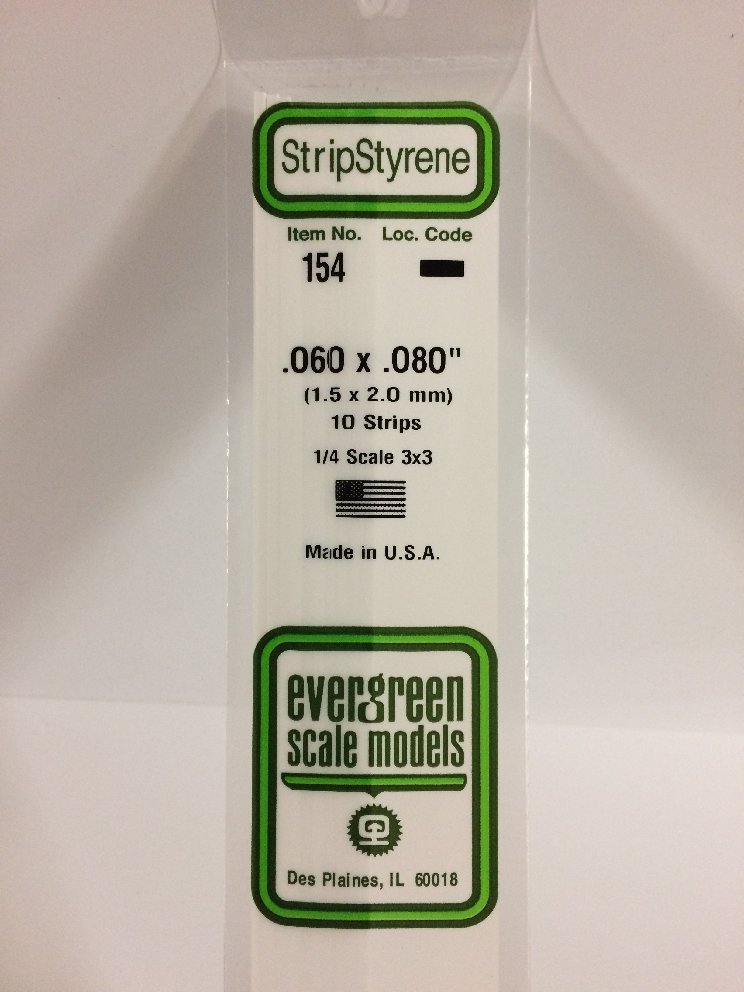 Strips .060 x .080" 10-Strips