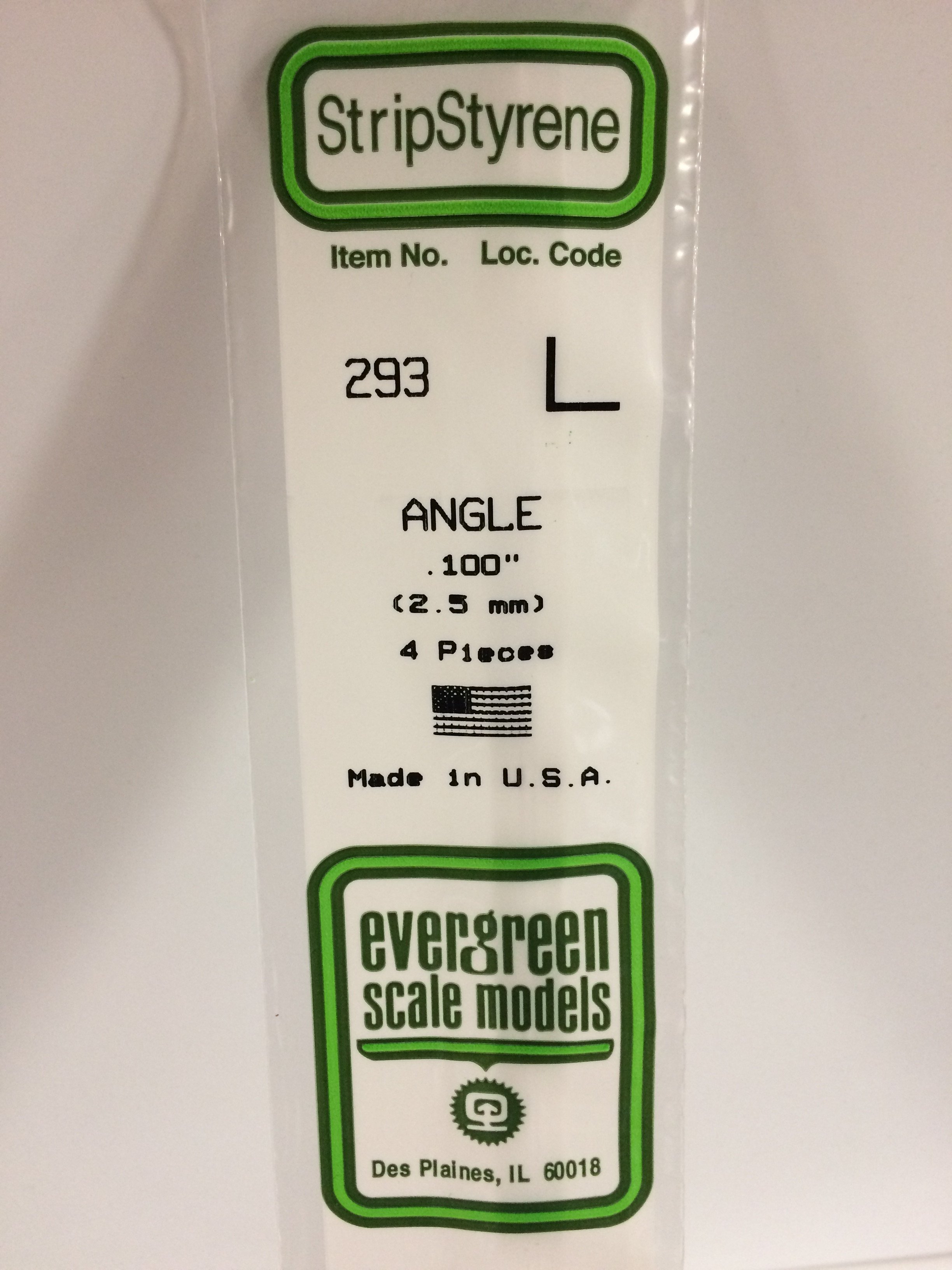 Angle .100" 4-Pieces