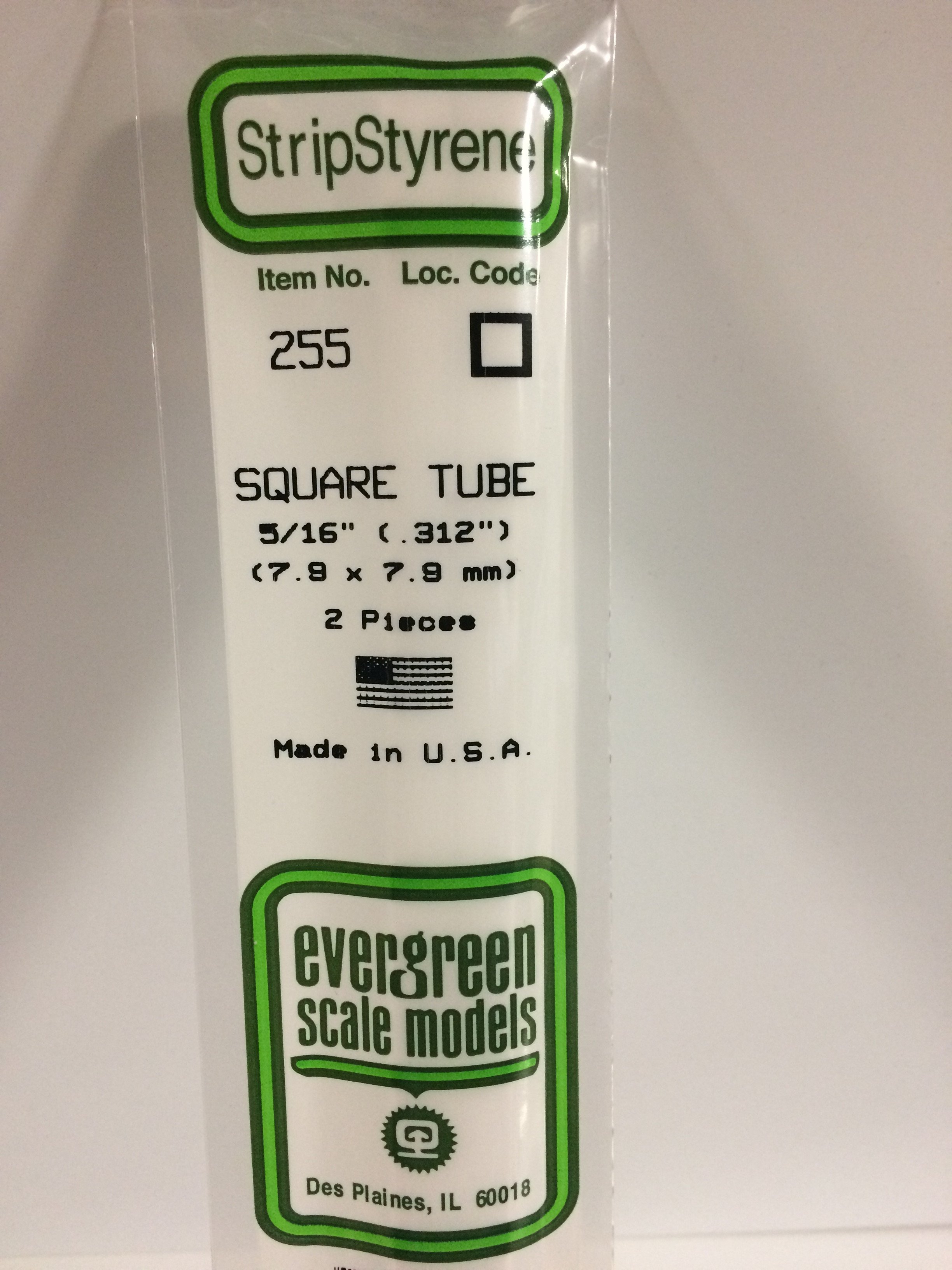 Square Tubing 5/16" 2-Pieces