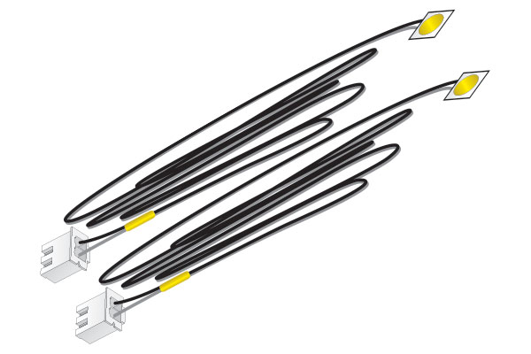 Just Plug™ Yellow LED Stick-On Lights