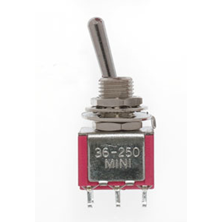 Miniature DPDT Toggle Switches 8-Pack