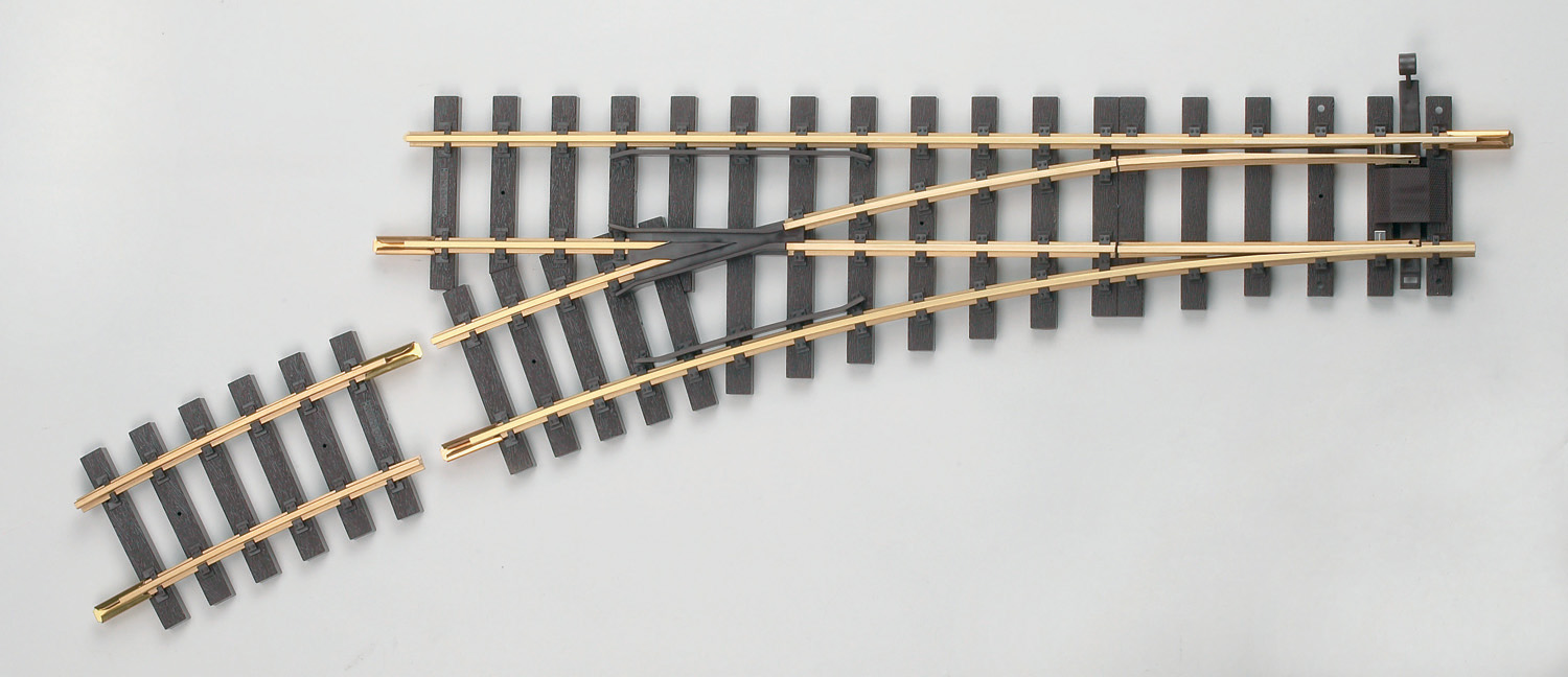 G Gauge R5 22.5 Degree Manual Switch Left Hand