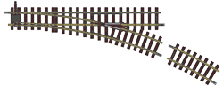 G Gauge R7 22.5 Degree Manual Switch Right Hand