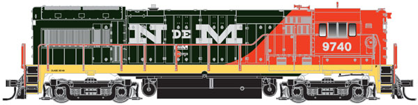 National Railways of Mexico U30B #9744 w/DCC & Sound