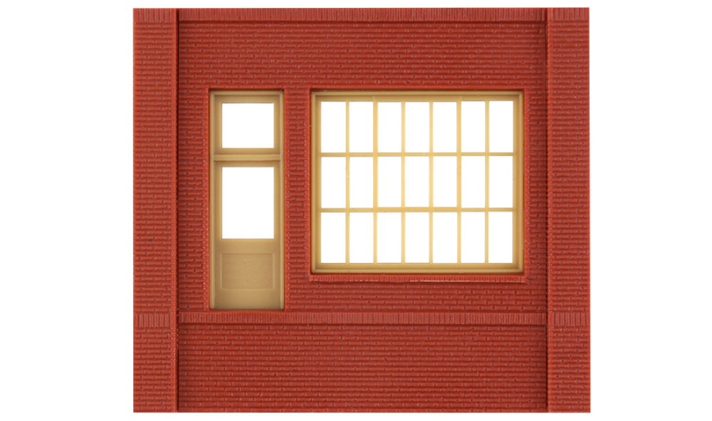 Dock Level Steel Sash Entry