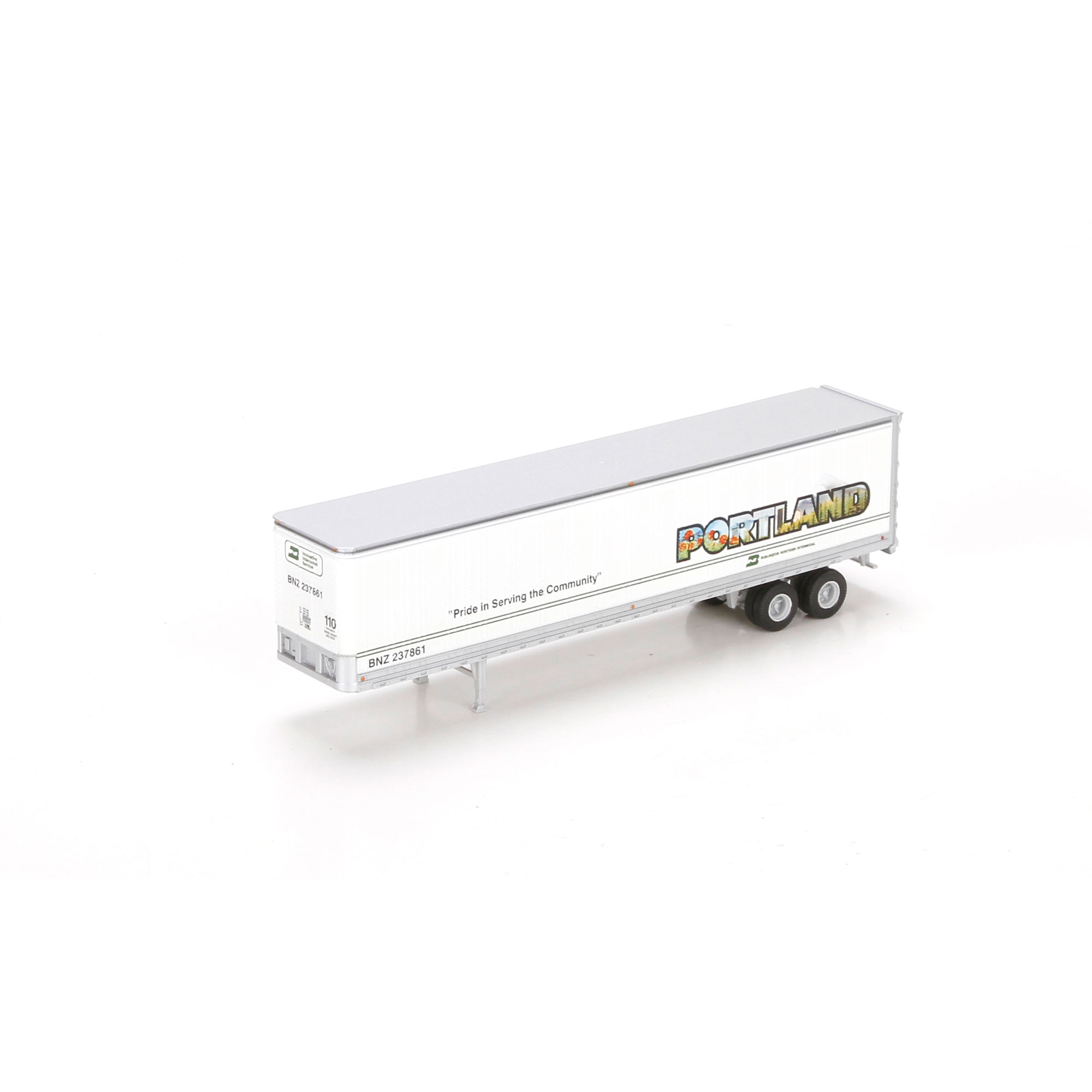 Burlington Northern “Portland” 45' trailer #237861