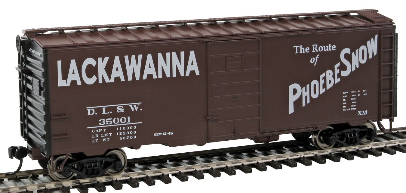 Lackawanna 40' PS-1 boxcar #35001