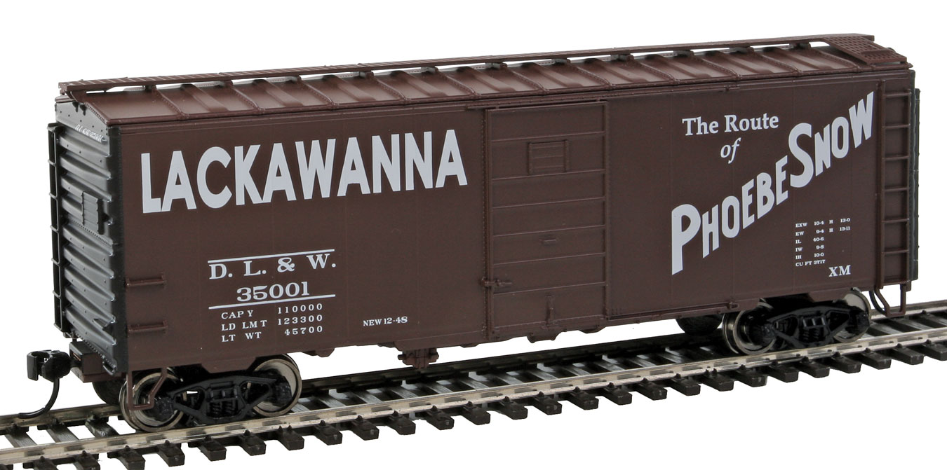 Lackawanna 40' PS-1 boxcar #35001