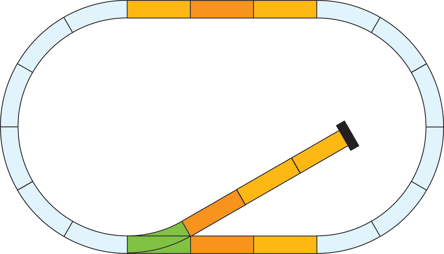 G Gauge Siding Track Set