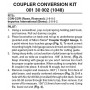 Coupler Conversion Kit for Con-Cor (Rowa, Rivarossi) 2-8-8-2