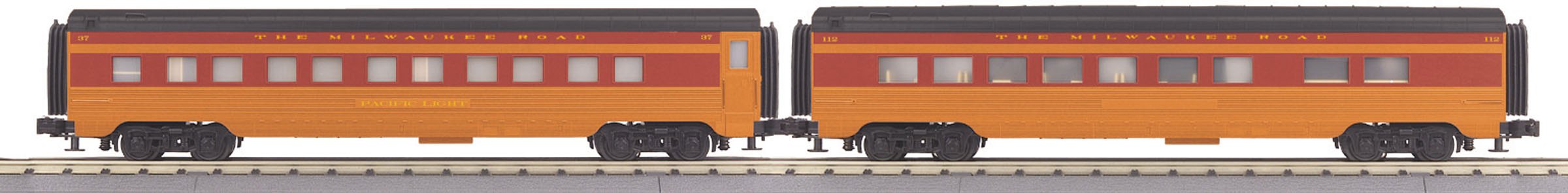 Milwaukee Road 60' streamlined sleeper / diner