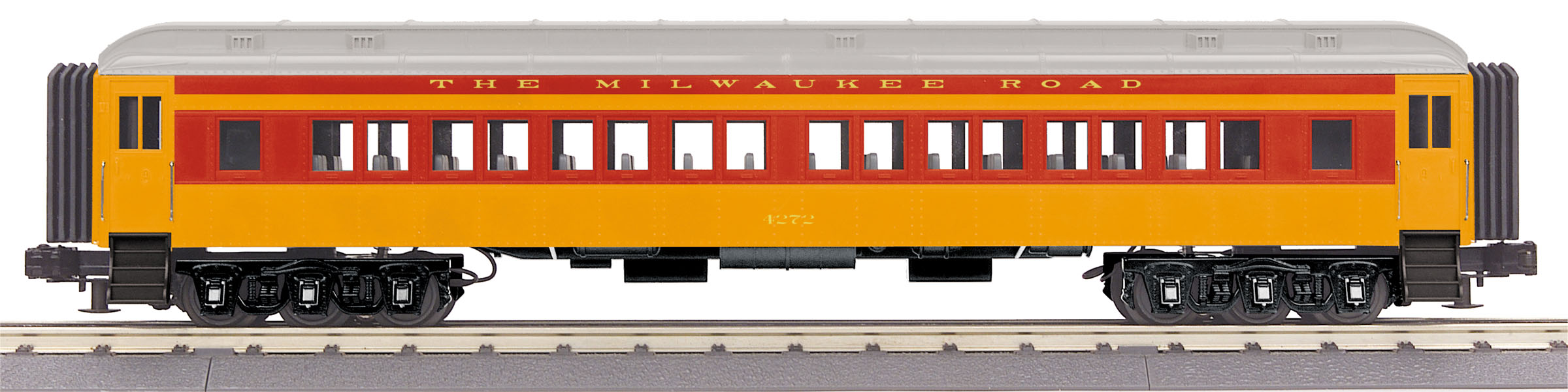 Milwaukee Road 60' heavyweight coach car