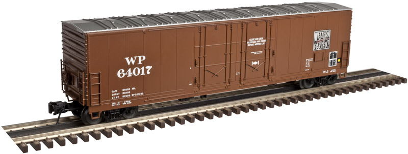 Western Pacific 53' Evans double plug door boxcar #64070 2-rail