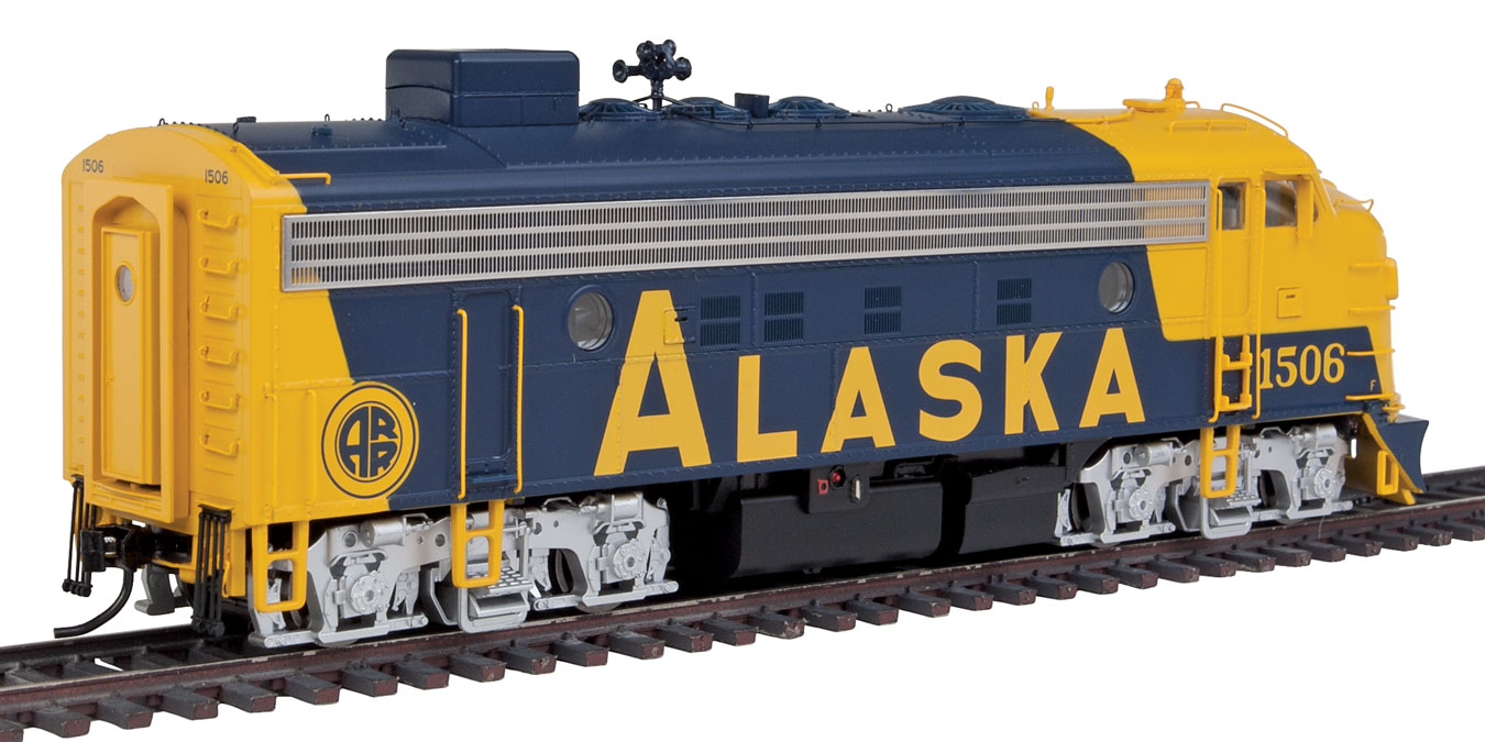 Alaska Railroad EMD F7A #1506 with DCC & sound