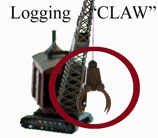 Logging Crane Claw