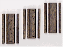 Wood Grade Crossings 3-Sets