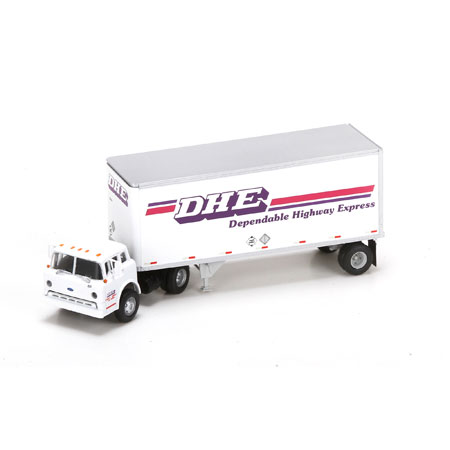 DHE Ford “C” tractor with 28' wedge trailer