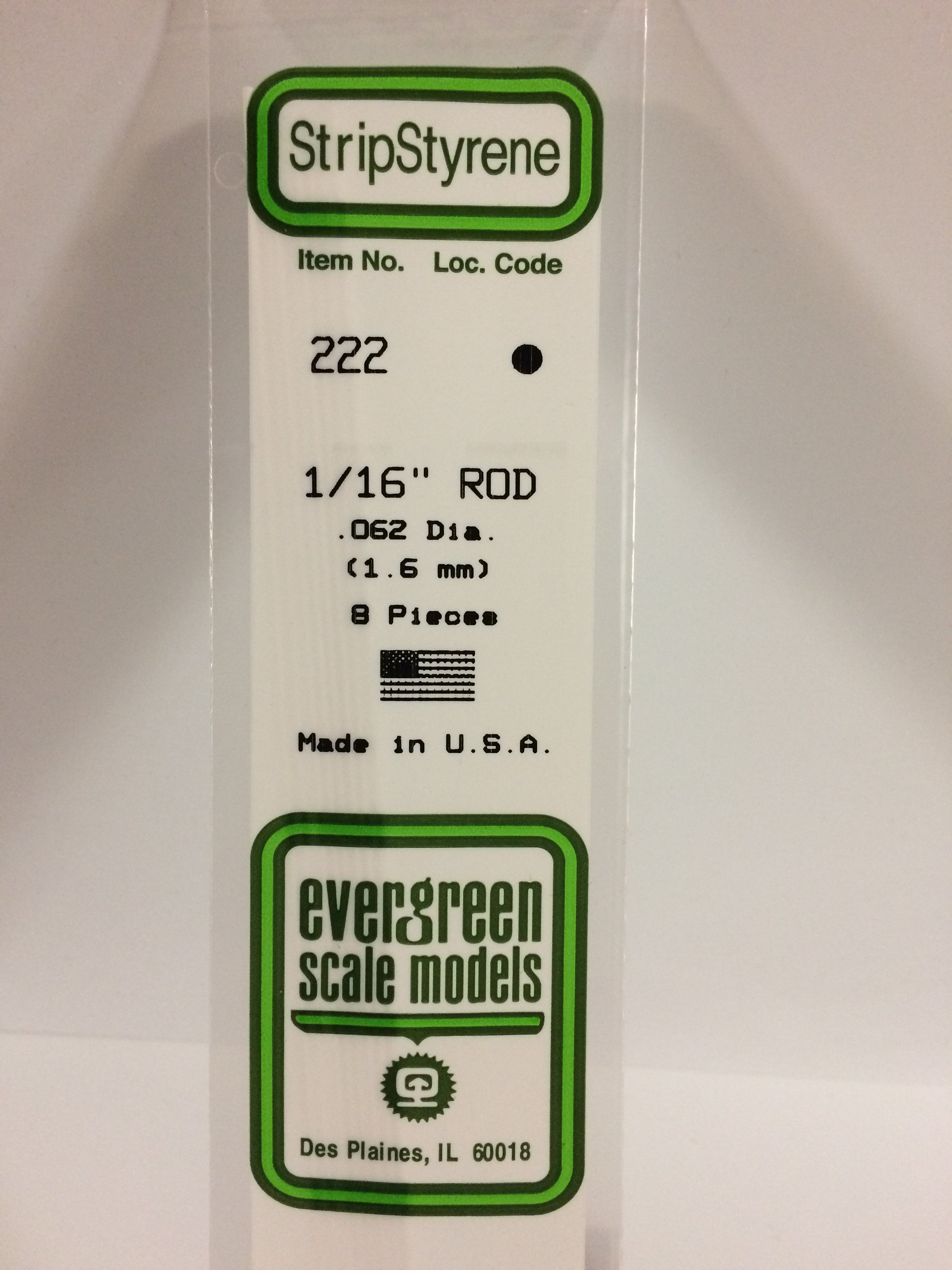 Rod 1/16" 8-Rods