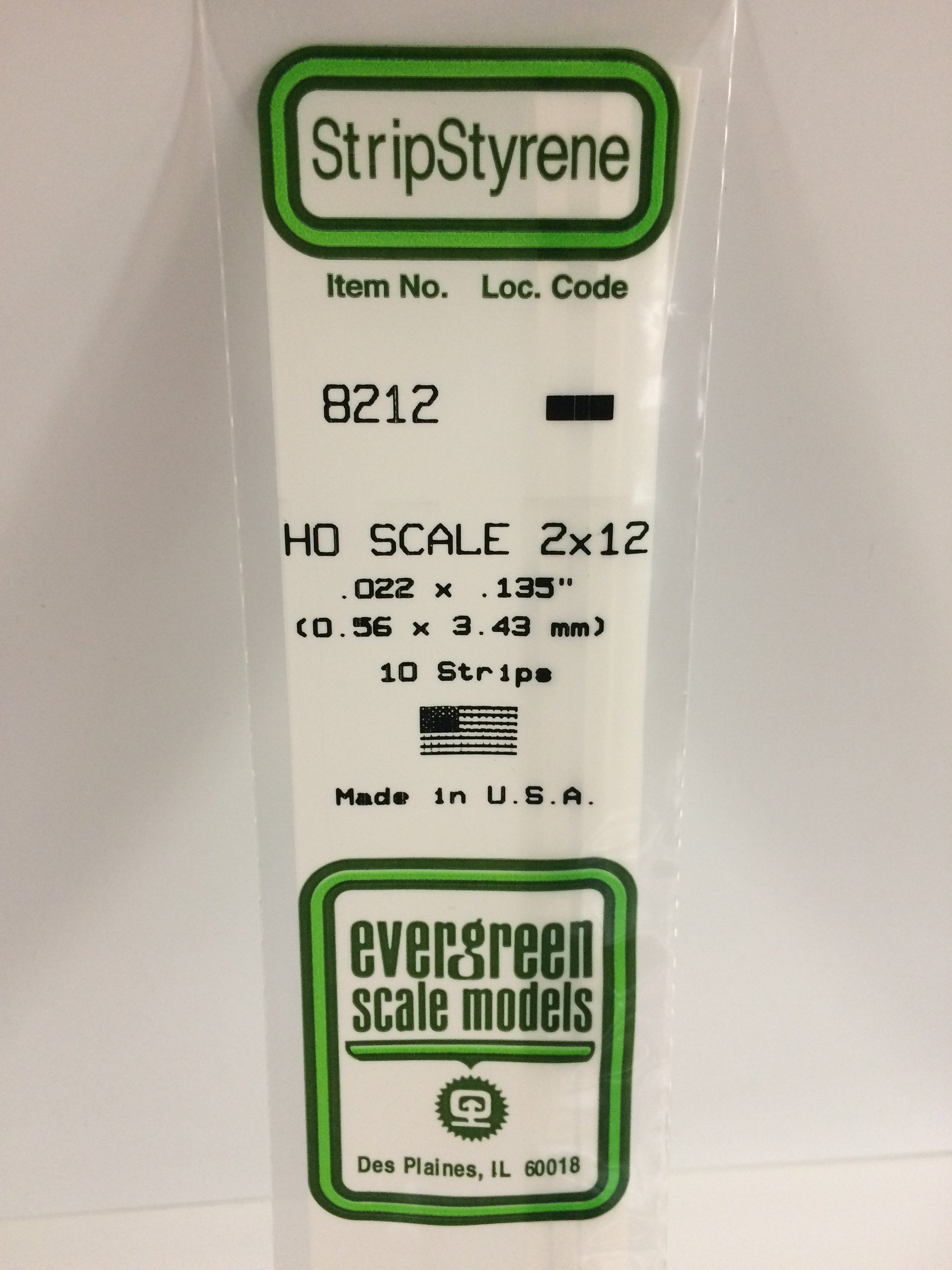 HO Scale 2 x 12 10-Strips