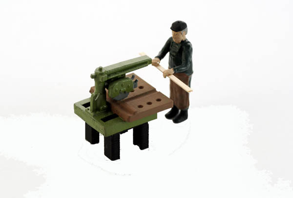 Woodworker and his Radial Arm Saw set