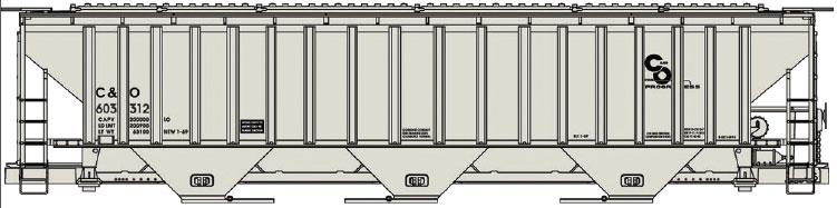 Chesapeake & Ohio Hopper #603312