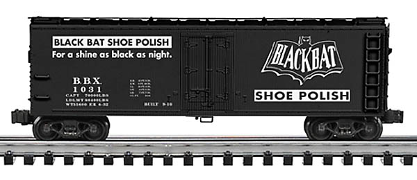 Black Bat Shoe Polish wood-sided reefer