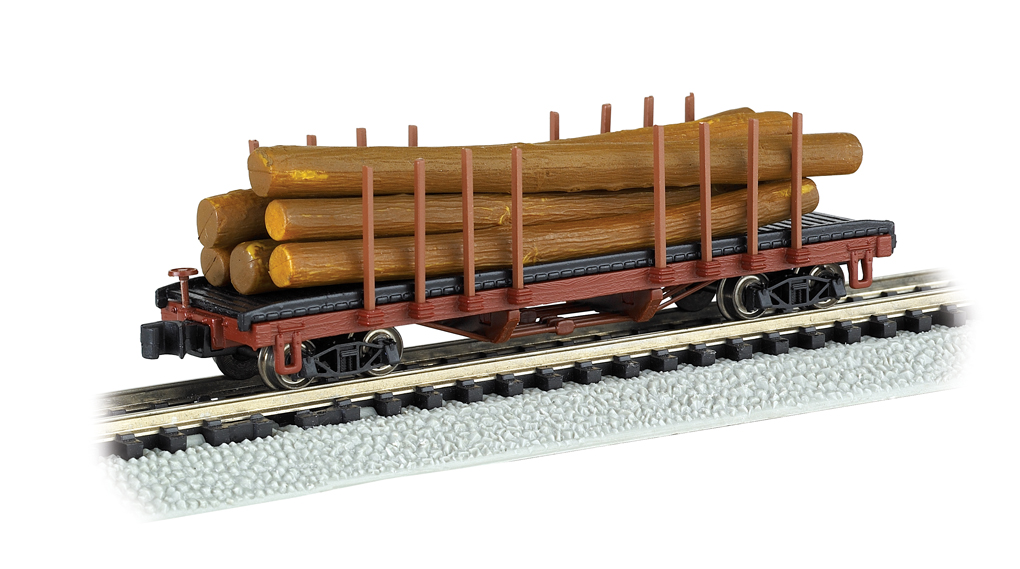 ACF 40' log car 1935-1960 version with logs
