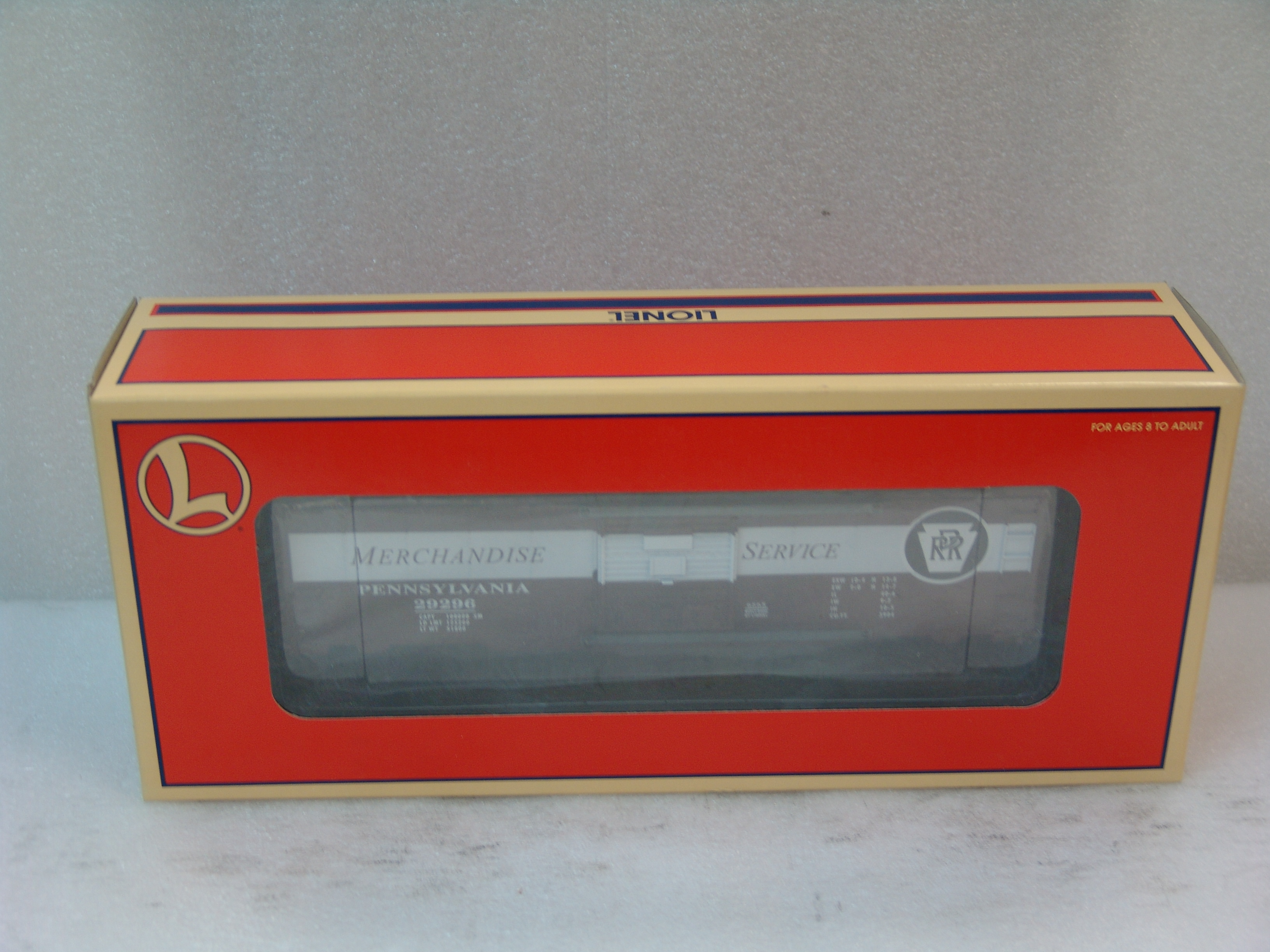 Pennsylvania Railroad “Merchandise Service” 6565 boxcar #29296