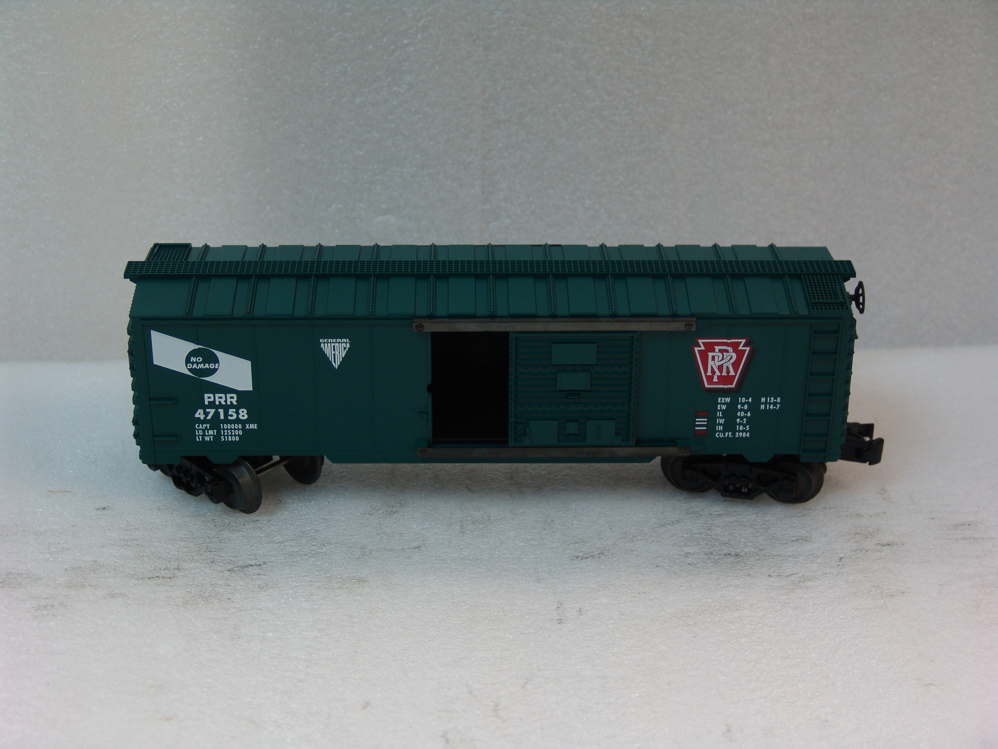 Pennsylvania Railroad “No Damage” 6565 boxcar #47158