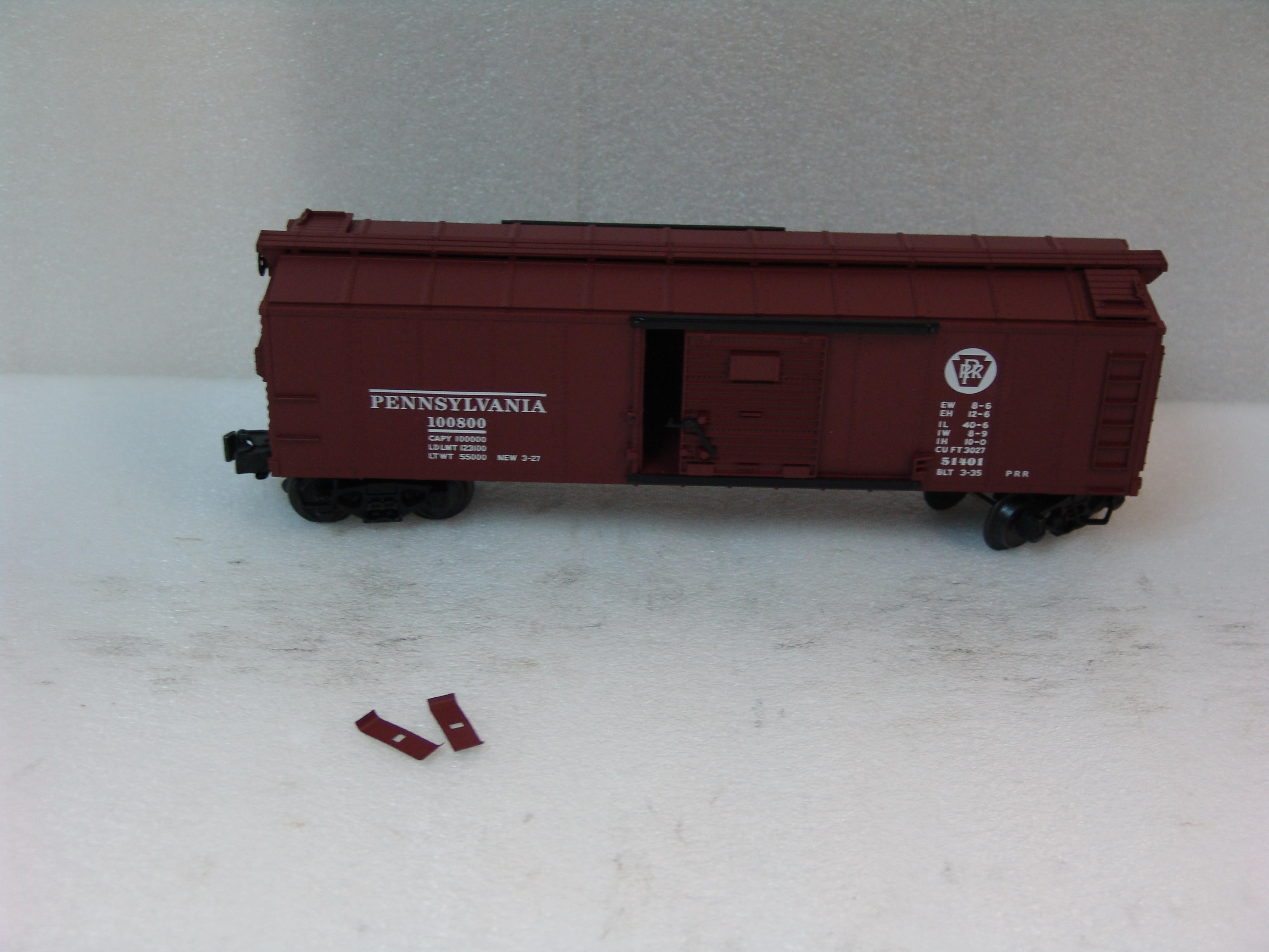 Pennsylvania Railroad boxcar #100800