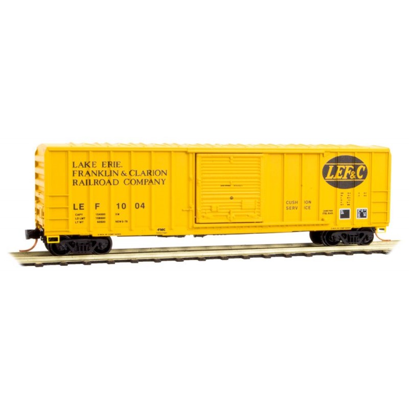 Lake Erie, Franklin & Clarion 50' Rib Side Single Door Box Car #1004