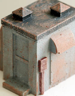 Rooftop Mechanical Room Entry - Chase House, with vents
