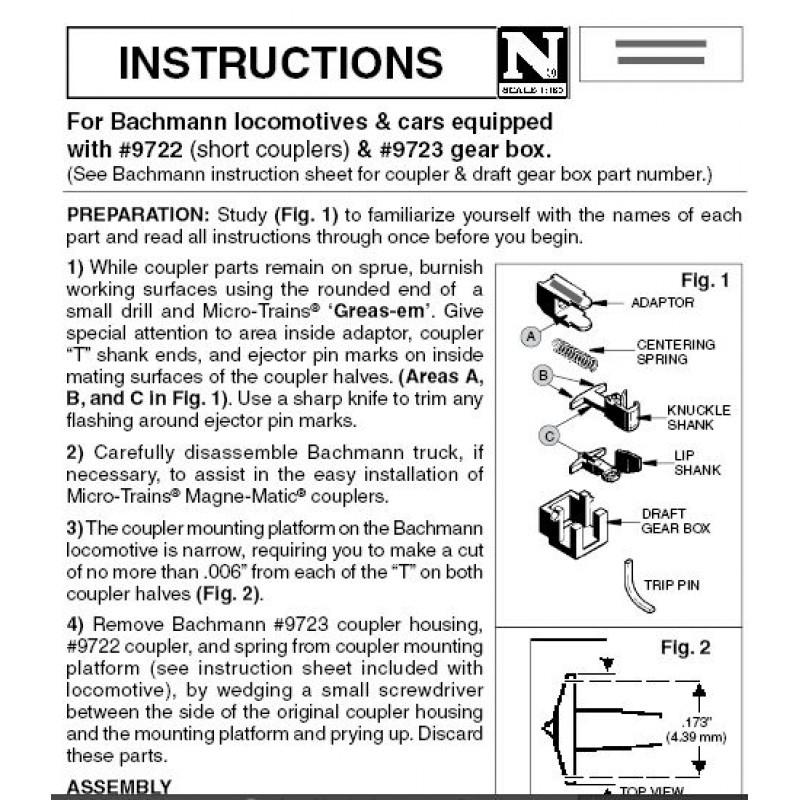 Short Shank Coupler Assemblies With Adaptors