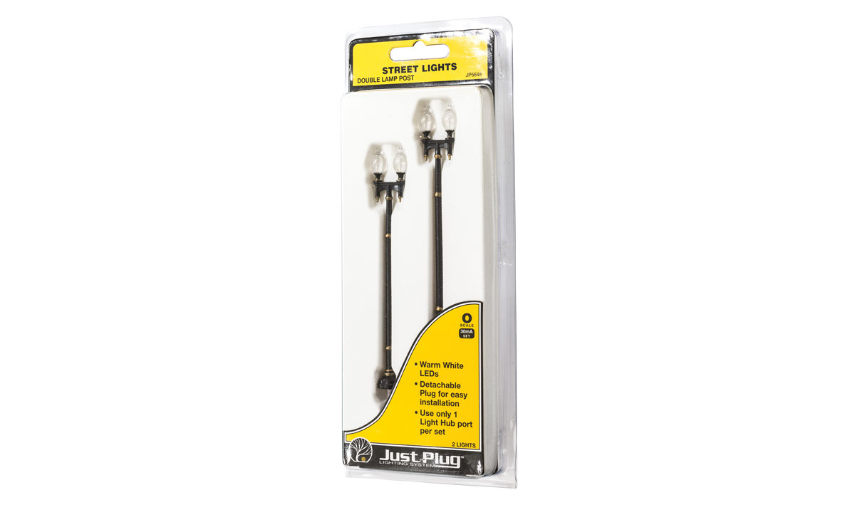 Just Plug™ O Double Lamp Post Street Lights