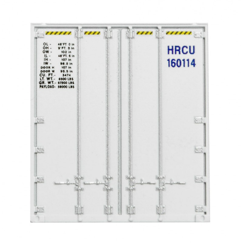 Hercules 48' rib side container #160144