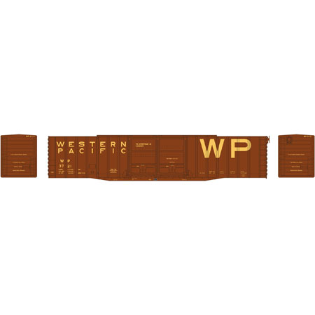 Western Pacific 60' Pullman-Standard Auto Parts Box Car #3721