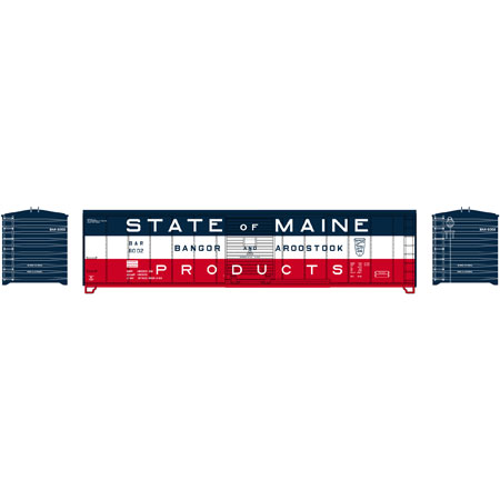 Bangor & Aroostook “State of Maine” 50' single door boxcar #6002