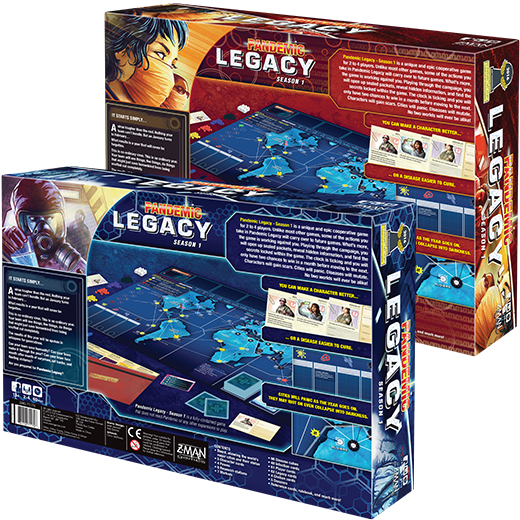 Pandemic Legacy Season 1 (red) board game