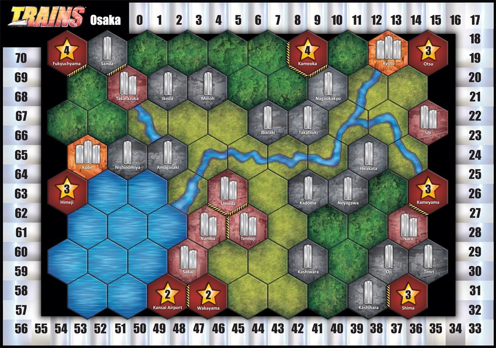 Trains board game