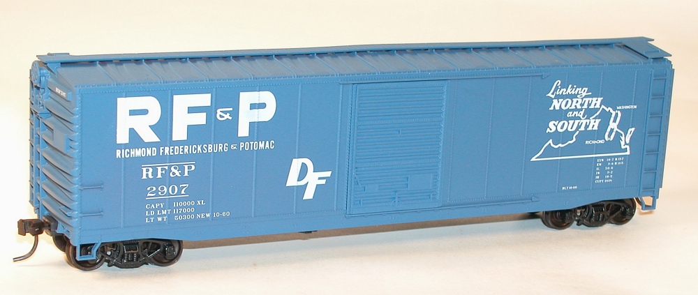 Richmond Fredericksburg & Potomac 50' AAR Steel Box Car #2907