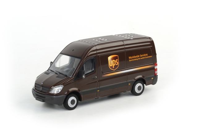 UPS Mercedes Sprinter cargo van