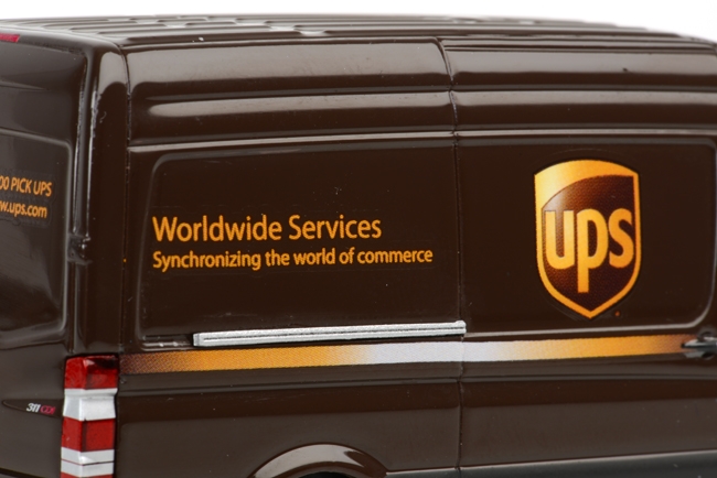 UPS Mercedes Sprinter cargo van