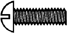 #1-72 x 1/2 Round Head Brass Machine Screw 10-Pack