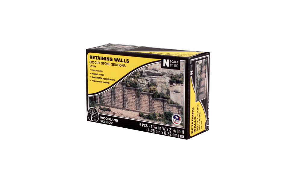 Retaining Walls Six Cut Stone Sections
