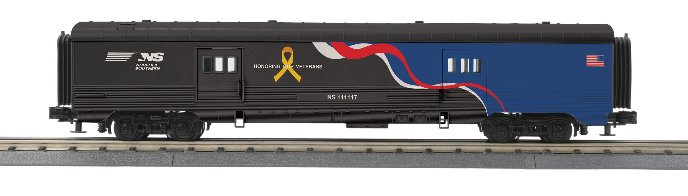 Norfolk Southern “Honoring Our Veterans” 60' streamlined baggage