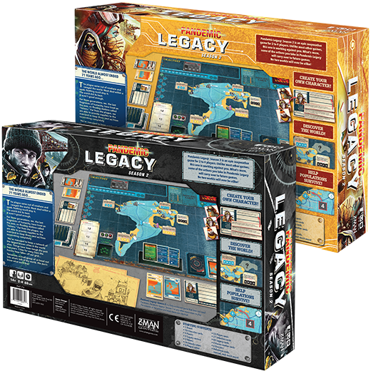 Pandemic Legacy Season 2 (yellow) board game