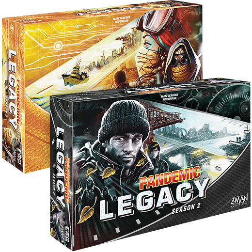 Pandemic Legacy Season 2 (yellow) board game
