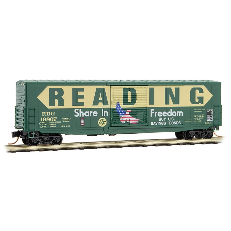 Reading 50' Standard Box Car 10' Single Door #19807