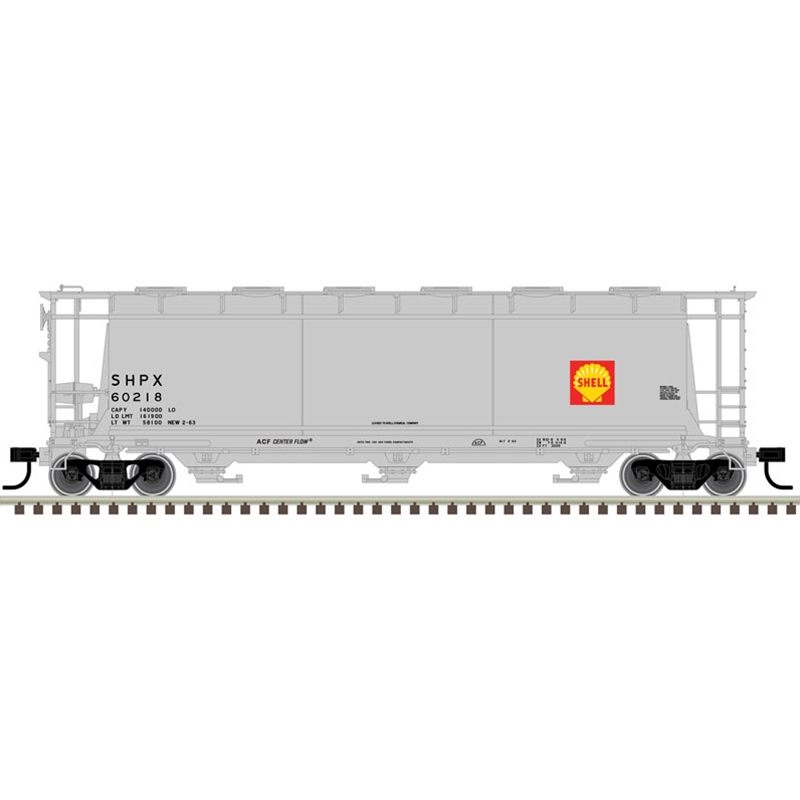 Shell 3-bay cylindrical hopper #60183