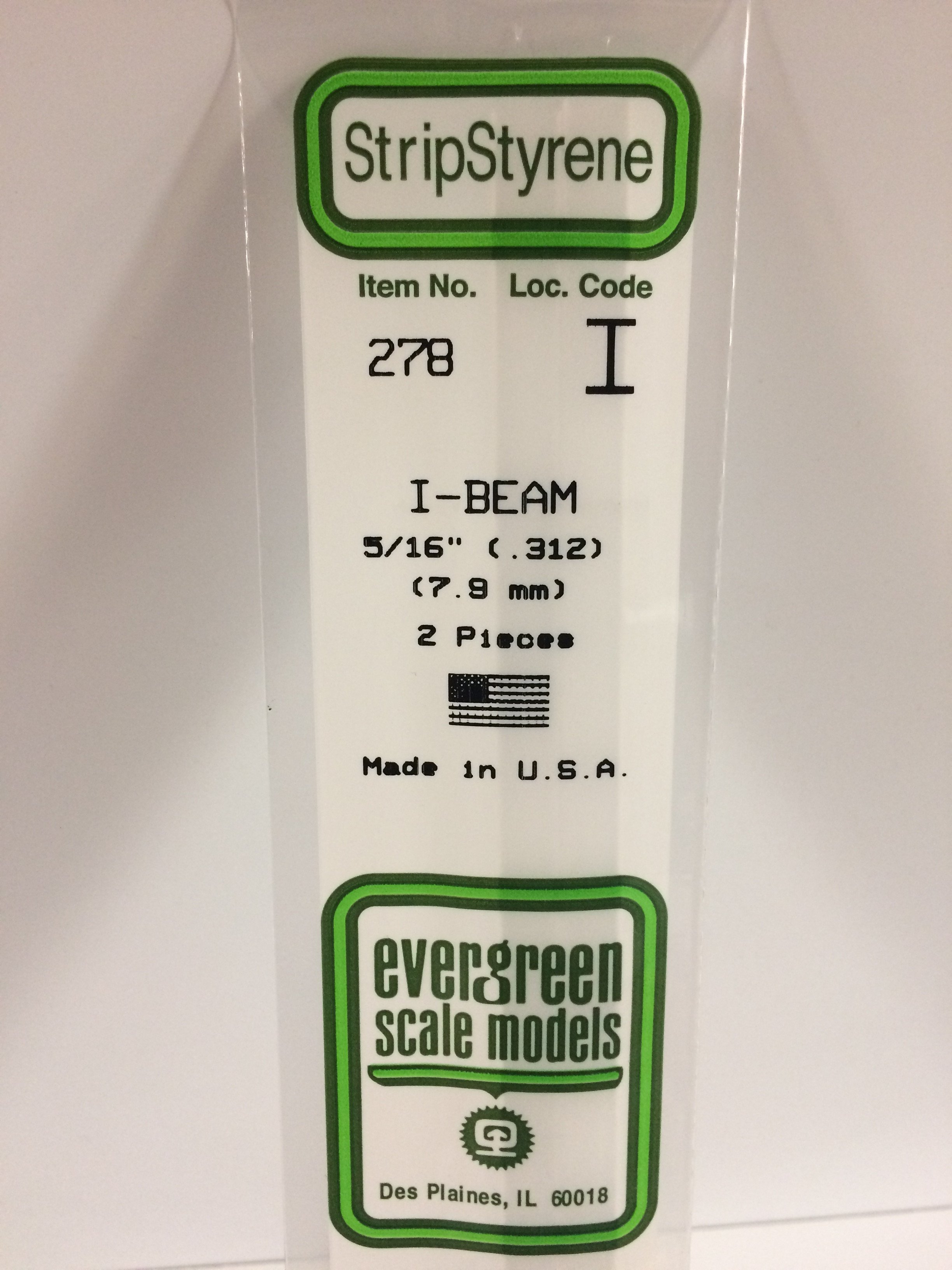 I-Beam 5/16" 2-Pieces